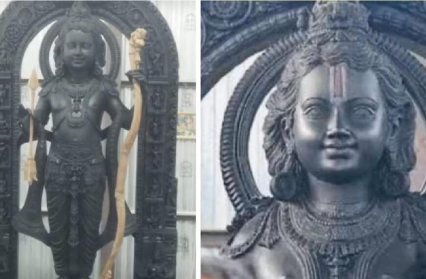 रामलला की पहली तस्वीर आई सामने, 22 जनवरी को होगी विधिवत प्राण प्रतिष्ठा… देखें तस्वीरें