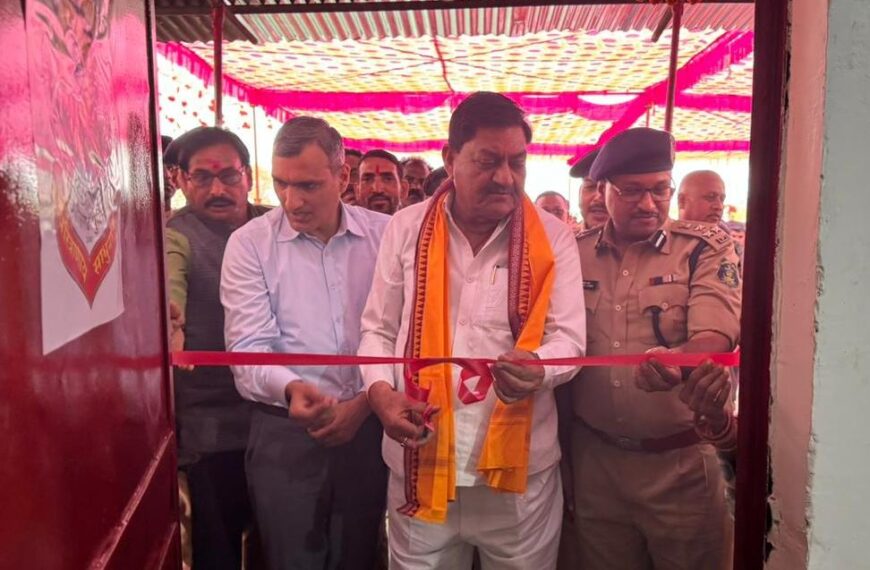 खाद्य मंत्री ने संबलपुर में नवीन पुलिस थाना चौकी का किया शुभारंभ
