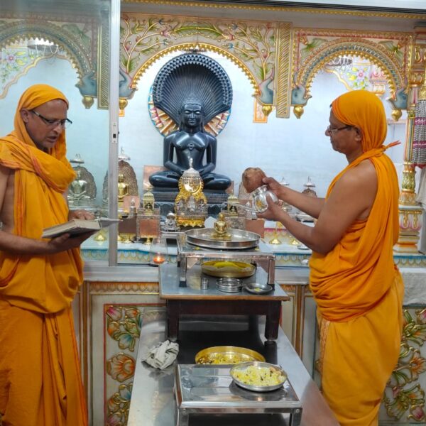 दिगंबर जैन बड़ा मंदिर में मुनि सुव्रतनाथ भगवान का जन्म एवं तप कल्याणक मनाया गया