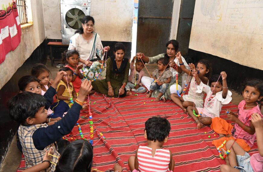 तपती गर्मी से बच्चों को सुरक्षित रखने आंगनबाड़ी केन्द्रों में कूलर का इंतेजाम