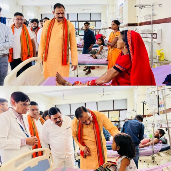 स्वास्थ्य मंत्री  श्याम बिहारी जायसवाल ने बलौदाबाजार जिला हॉस्पिटल का निरीक्षण कर लिया जायजा,मरीजों से की मुलाकात
