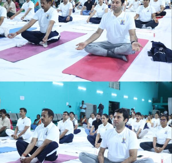 स्वस्थ तन मन के लिए योगाभ्यास की हमारी प्राचीन विरासत को आज पूरी दुनिया अपना रही – राज्यसभा सांसद देवेन्द्र प्रताप सिंह