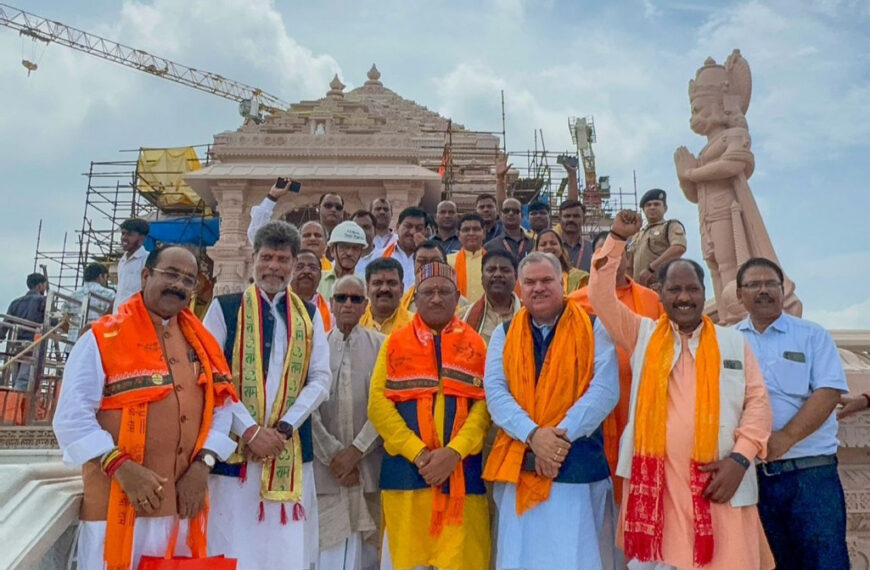 राम मंदिर में गूंजा नारा, छत्तीसगढ़ के भांचा राम, जय श्री राम, जय श्री राम