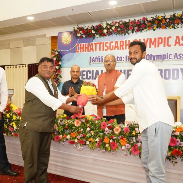 छत्तीसगढ़ ओलंपिक संघ के कार्यकारी अध्यक्ष बने सांसद बृजमोहन अग्रवाल