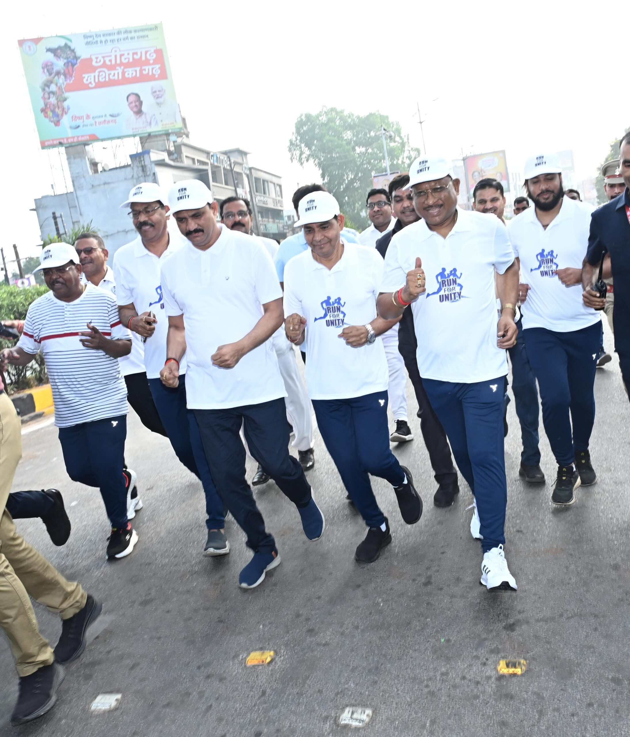 राष्ट्रीय एकता दिवस के अवसर पर आयोजित रन फॉर यूनिटी में शामिल हुए मुख्यमंत्री विष्णुदेव साय