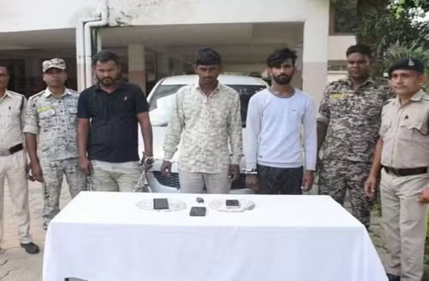 कार शोरूम में चोरी के मामले में पुलिस को मिली एक और बड़ी सफलता, 3 आरोपियों को मध्यप्रदेश से किया गिरफ्तार, नकदी के साथ गाड़ी भी जब्त