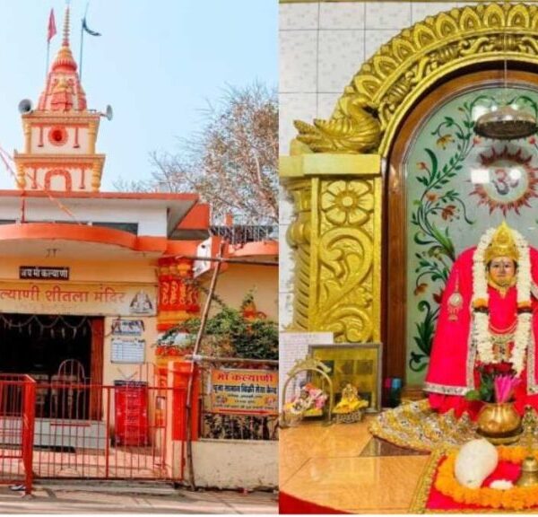 शीतला मंदिर में चोरी, दानपेटी और सोने का हार ले गए चोर, CCTV फुटेज आया सामने