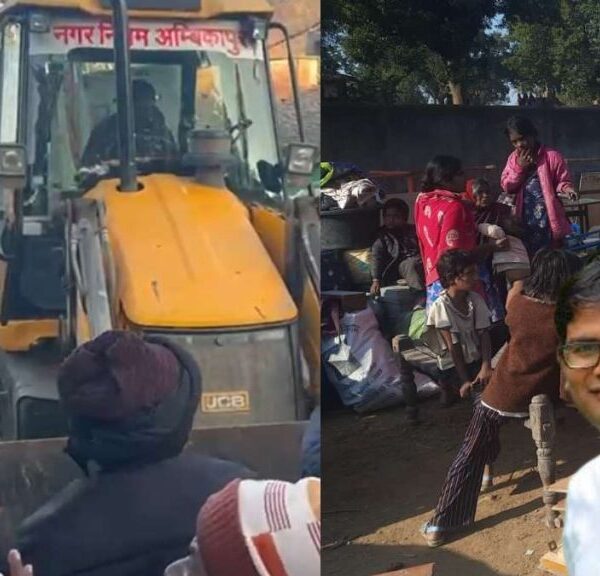 महामाया पहाड़ के अवैध कब्जे पर चला बुलडोजर, मंत्री चौधरी ने अतिक्रमण पर भूपेश बघेल से किया सवाल…