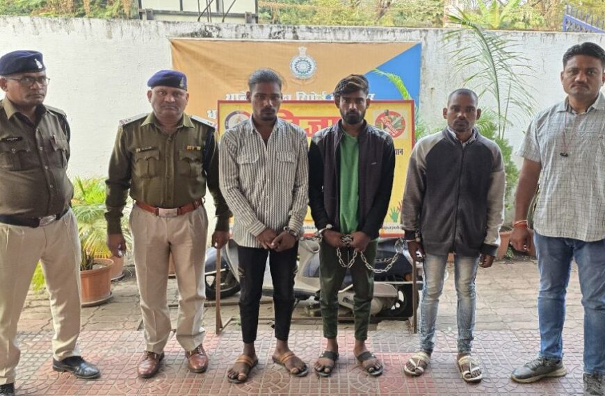 हिस्ट्रीशीटर सत्यनारायण बेरवंश हत्याकांड मामले में पुलिस की बड़ी कार्रवाई, 3 आरोपी गिरफ्तार