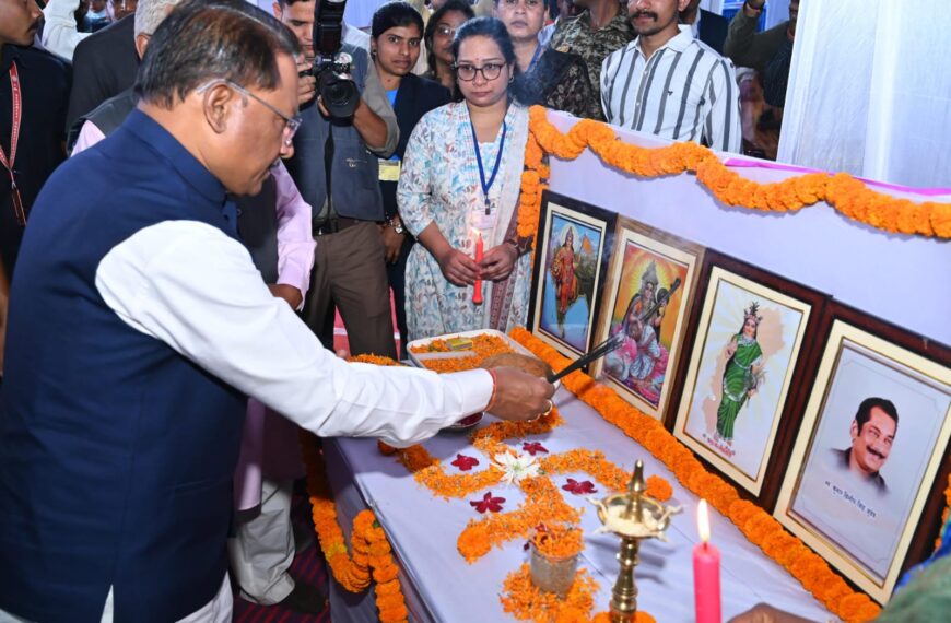 मुख्यमंत्री श्री साय ने किया स्वर्गीय कुमार दिलीप सिंह जूदेव की स्मृति में आयोजित वृहद स्वास्थ्य परीक्षण शिविर का शुभारंभ