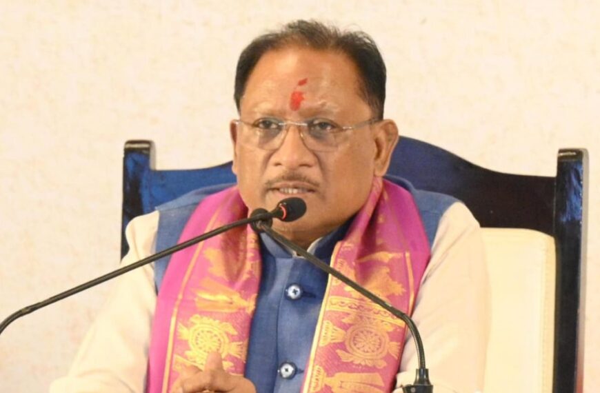 लाल आतंक के विरुद्ध निर्णायक विजय: मुख्यमंत्री विष्णु देव साय ने सुरक्षाबलों के साहस और समर्पण को किया नमन