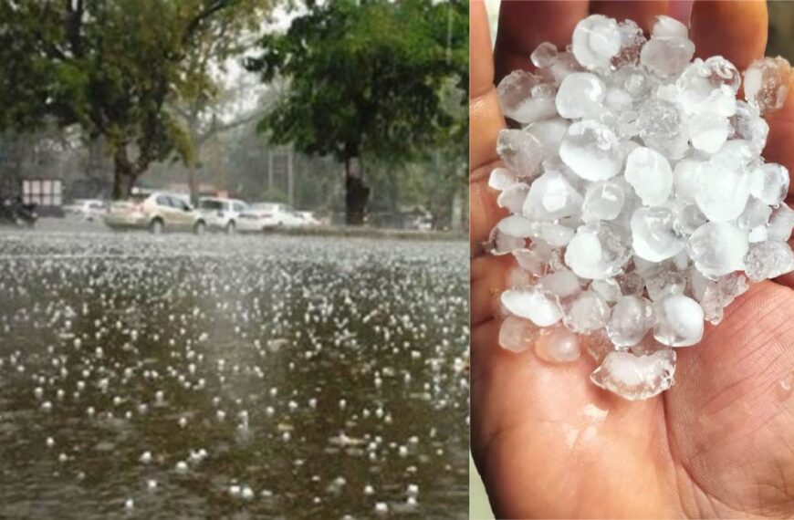 रायपुर में बारिश के साथ गिरे ओले, 2 दिनों तक बदला रहेगा मौसम का मिजाज…