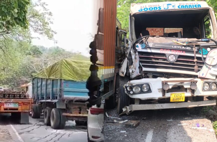चिल्फी घाटी में 2 किमी का लगा जाम : दो सड़क दुर्घटनाओं के बाद वाहनों की लंबी कतार, यात्रियों की बढ़ी परेशानी