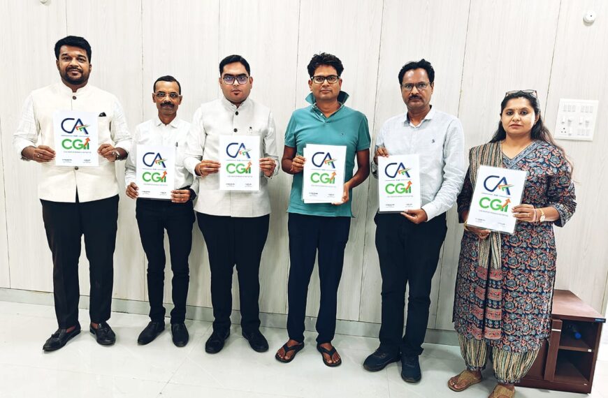 रायपुर शाखा, सीआईआरसी ऑफ आईसीएआई के प्रतिनिधि मंडल ने वित्त मंत्री ओपी चौधरी से की सौजन्य भेंट
