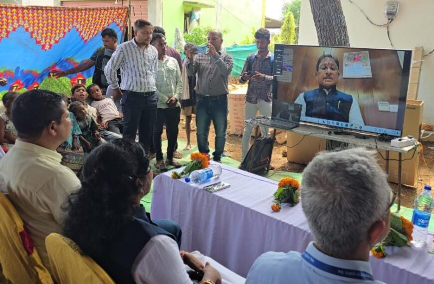 माओवाद से मुक्ति की जमीन पर रखी जा रही है विकास की मजबूत नींव – मुख्यमंत्री विष्णुदेव साय