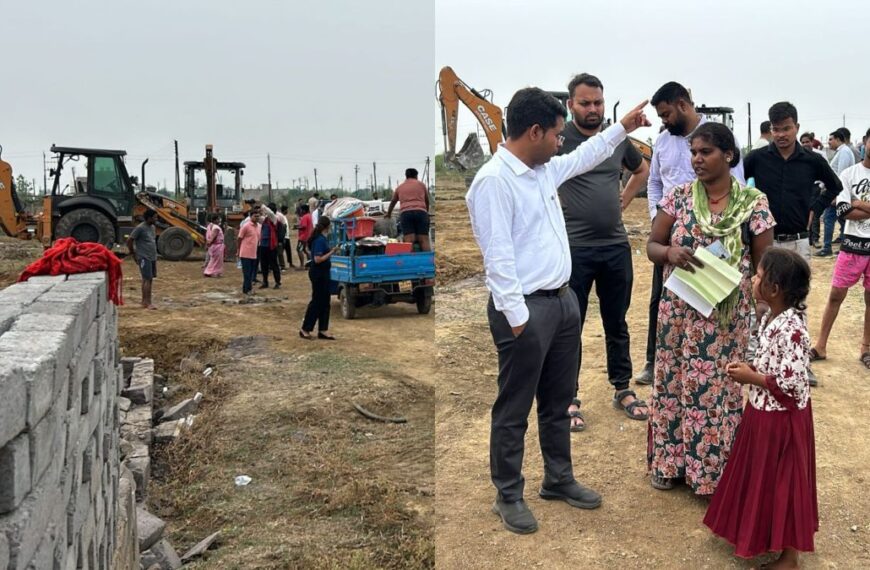 कौशल्या विहार में अवैध निर्माण पर चला बुलडोजर, RDA, निगम और जिला प्रशासन की संयुक्त कार्रवाई