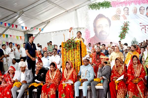 सामूहिक विवाह सामाजिक समरसता का हैं सशक्त माध्यम : मुख्यमंत्री डॉ. मोहन यादव