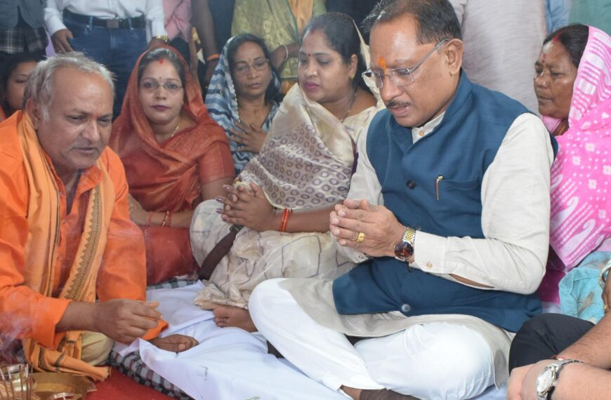 मुख्यमंत्री विष्णुदेव साय ने दुलदुला में 3 करोड़ से अधिक के विकास कार्यों का किया लोकार्पण व भूमिपूजन