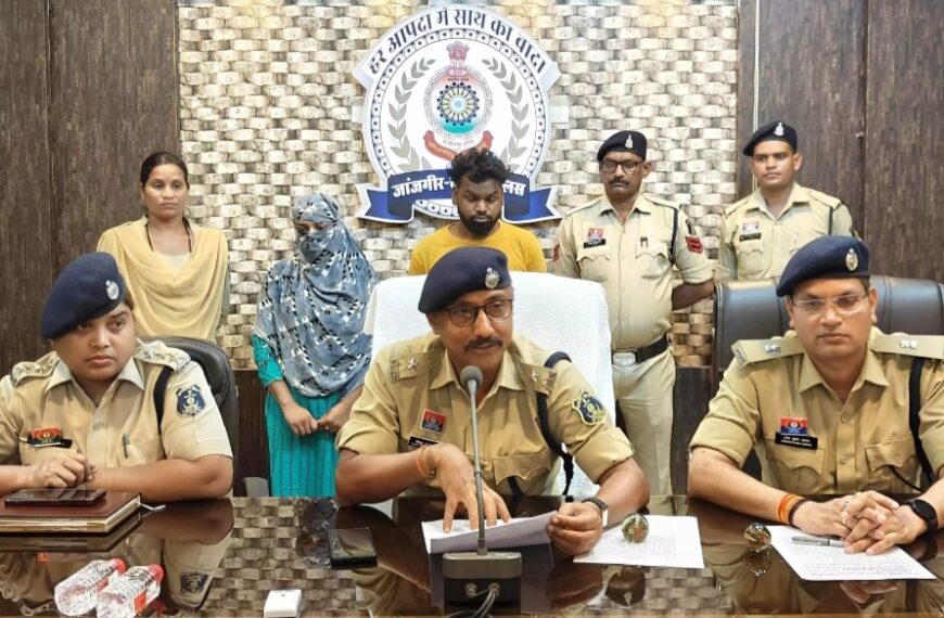 हनीट्रैप में युवक को फंसाकर मांगी 17 लाख की फिरौती, 2 गिरफ़्तार