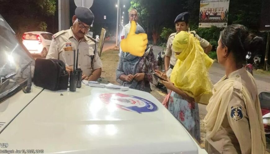 स्कार्फ बांधकर स्कूटी चलाने पर जुर्माने की कार्रवाई, दुर्ग पुलिस ने काटा चालान