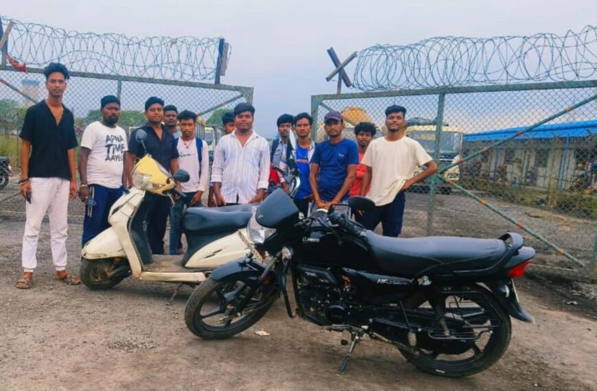 जिंदल सीमेंट प्लांट के खिलाफ धनागर गांव के युवाओं का उग्र प्रदर्शन