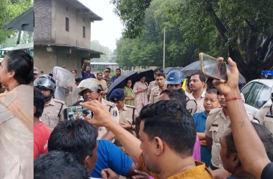 कोयला खदान के लिए जंगल की कटाई का विरोध, ग्रामीणों को समर्थन देने पहुंची कांग्रेस विधायक गिरफ्तार