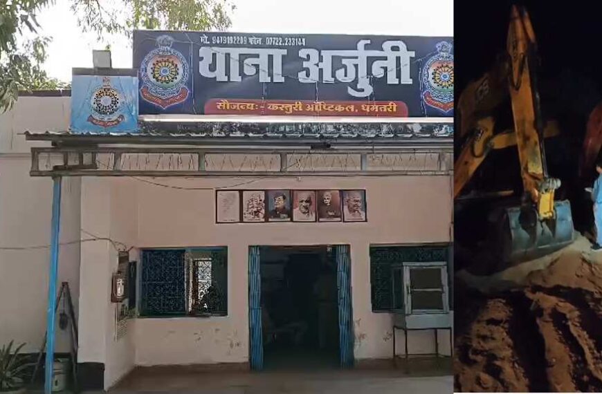 अवैध रेत खनन पर कार्रवाई के दौरान चाकूबाजी : रेत माफिया ने ऑपरेटर को मारा चाकू, हालत गंभीर