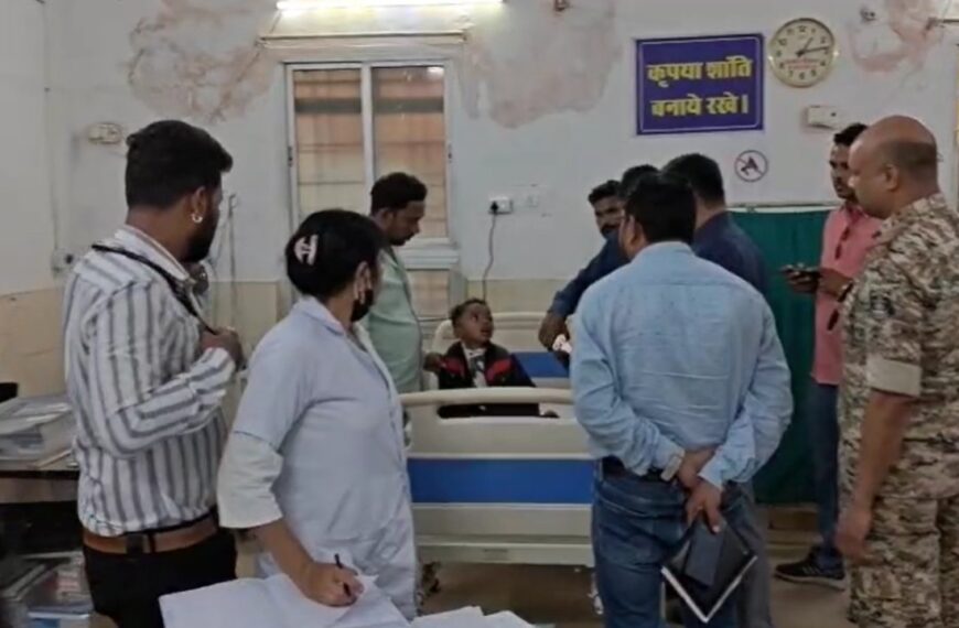 आंगनबाड़ी केंद्र जा रहे बच्चों पर मधुमक्खियों का हमला, 4 बच्चे घायल, अस्पताल पहुंचे SDM