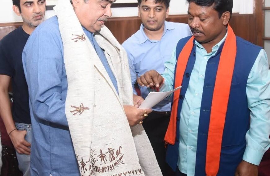 ट्रैफिक जाम से मिलेगी राहत : महाराणा प्रताप चौक पर बनेगा फ्लाईओवर, केंद्रीय मंत्री गडकरी ने सांसद कश्यप को पत्र लिखकर दी जानकारी