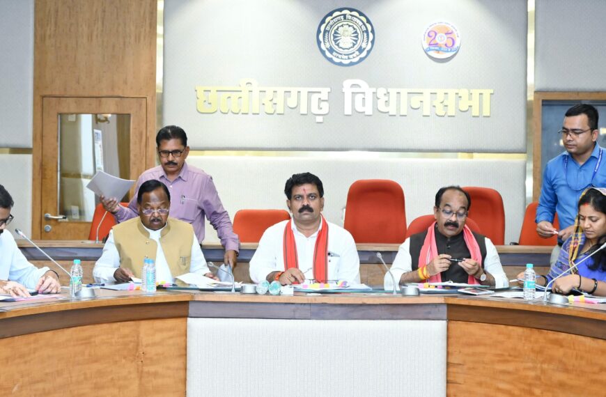 उपमुख्यमंत्री विजय शर्मा की अध्यक्षता में विशुद्ध रूप से राजनीतिक आंदोलनों से सम्बंधित दर्ज प्रकरणों पर मंत्रिपरिषद की उपसमिति की बैठक सम्पन्न