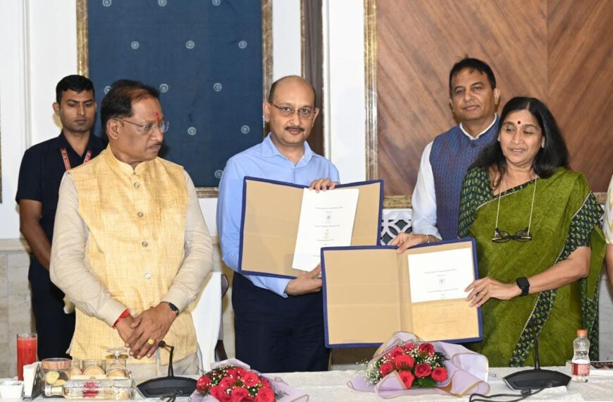 क्षमता विकास आयोग और छत्तीसगढ़ शासन के बीच हुआ एमओयू