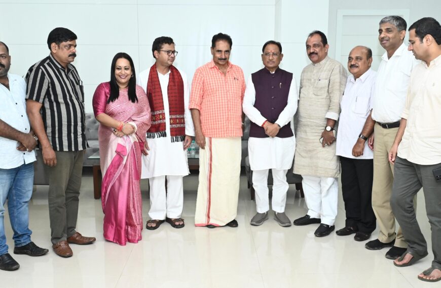 मुख्यमंत्री साय से केरल एवं ओडिशा के सांसदों के प्रतिनिधिमंडल ने की मुलाकात