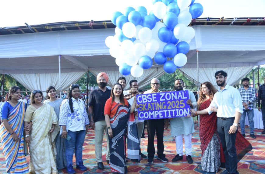 केपीएस में छत्तीसगढ़ रोलर स्केटिंग प्रतियोगिता हुआ शुभारंभ