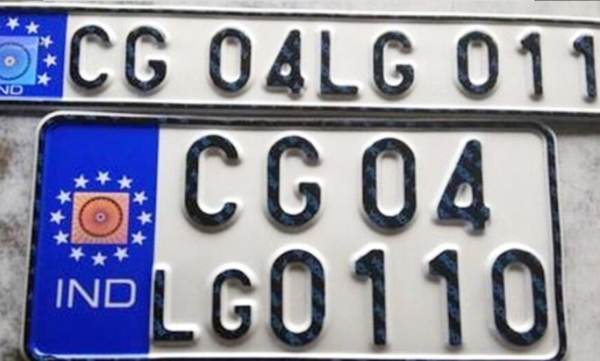 हाई सिक्योरिटी नंबर प्लेट नहीं लगाने पर रायपुर में पहली बार हुई कार्रवाई, 111 वाहनों से वसूला गया जुर्माना…