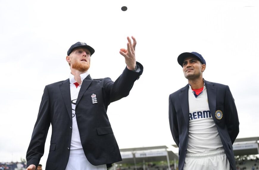 इंग्लैंड ने भारत के खिलाफ जीता टॉस, पहले बल्लेबाज़ी का किया फैसला