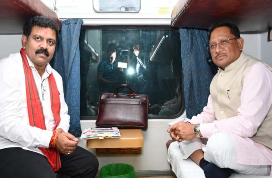 मैनपाट में कल से भाजपा का प्रशिक्षण शिविर : सीएम समेत कई BJP नेता ट्रेन से हुए रवाना