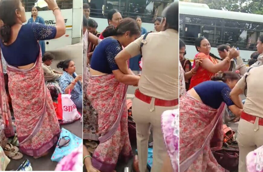 शिक्षाकर्मी अनुकंपा नियुक्ति विवाद: संघ की अध्यक्ष ने आत्महत्या की कोशिश, डिप्टी सीएम के बंगले के बाहर मचा बवाल