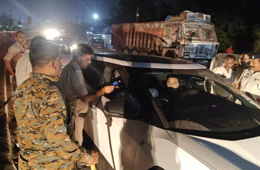 यातायात नियमों का उल्लंघन करने वाले 31 वाहन चालकों पर की गई कार्रवाई