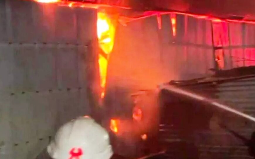 किरंदुल NMDC प्लांट में लगी आग, कन्वेयर बेल्ट जलकर खाक