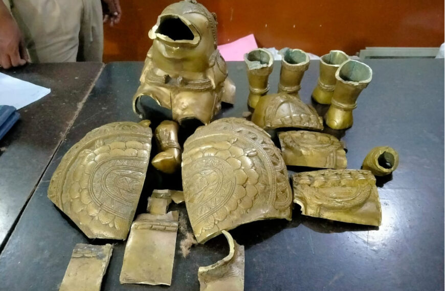 पूर्व डिप्टी सीएम टीएस सिंहदेव के घर से चोरी हुई पीतल की हाथी की मूर्ति का पुलिस ने किया खुलासा