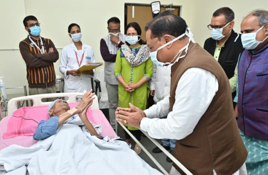 मुख्यमंत्री विष्णुदेव साय ने ज्ञानपीठ पुरस्कार से सम्मानित साहित्यकार विनोद कुमार शुक्ला के स्वास्थ्य लाभ की कामना की