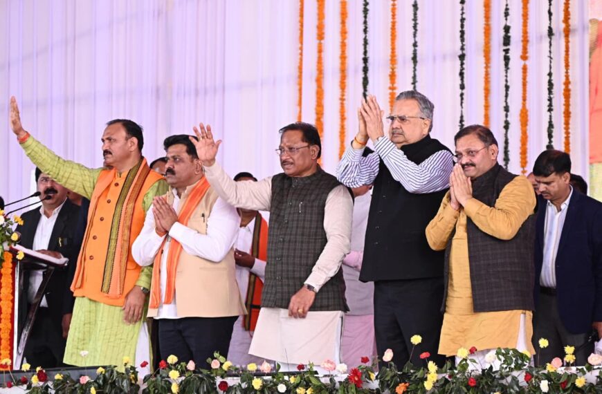 मुख्यमंत्री विष्णुदेव साय ने मेडिकल कॉलेज निर्माण स्थल पर शिला-स्थापना कर जिले को दी ऐतिहासिक सौगात