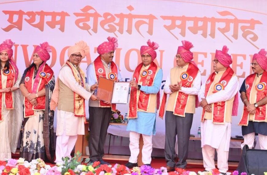 उच्च शिक्षा मंत्री टंकराम वर्मा के मुख्य आतिथ्य में 86 पीएचडी, 9 स्वर्ण पदक और 146 डिग्रियां प्रदान की गई