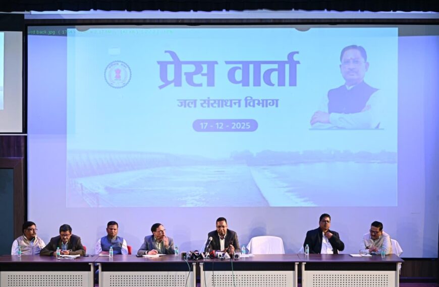 साय सरकार के दो साल : जल संसाधन विभाग ने सिंचाई क्षमता में की 25 हजार हेक्टेयर की वृद्धि, 14 नई बड़ी सिंचाई परियोजनाओं को मिली स्वीकृति…