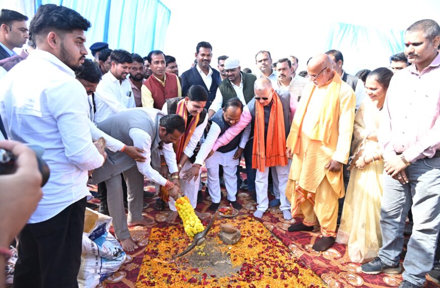 एनटीपीसी सीपत के सीएसआर कार्यों को नई गति, ₹6.25 करोड़ के विकास कार्यों का केंद्रीय राज्य मंत्री तोखन साहू उद्घाटन-भूमिपूजन