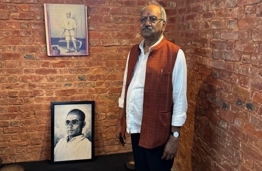 बलिदान की भूमि पर भावुक क्षण: सेलुलर जेल में वीर सावरकर की कोठरी में सांसद बृजमोहन अग्रवाल ने किया नमन