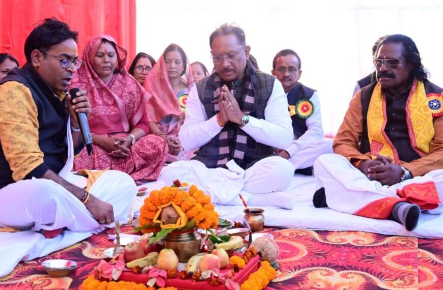 मुख्यमंत्री विष्णुदेव साय ने 40.25 करोड़ रूपए लागत के विकास कार्यों का किया लोकार्पण और भूमिपूजन