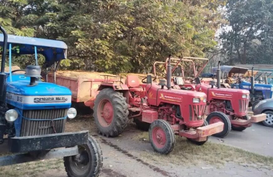 खनिज के अवैध परिवहन पर बड़ी कार्रवाई, चार दिनों में 17 वाहन जब्त