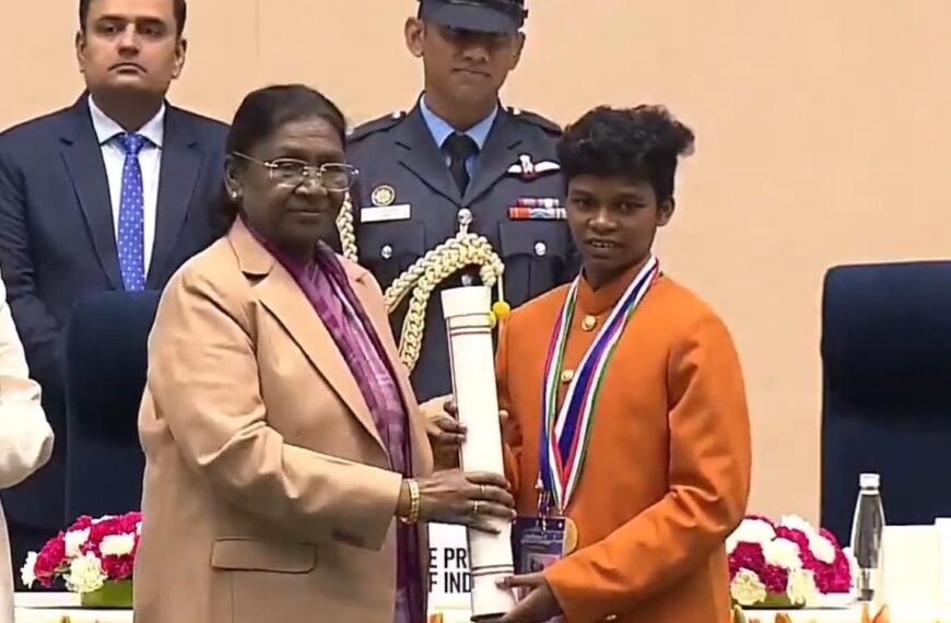 कोण्डागांव की जूडो खिलाड़ी योगिता मंडावी को प्रधानमंत्री राष्ट्रीय बाल पुरस्कार, सीएम साय ने दी बधाई और शुभकामनाएं