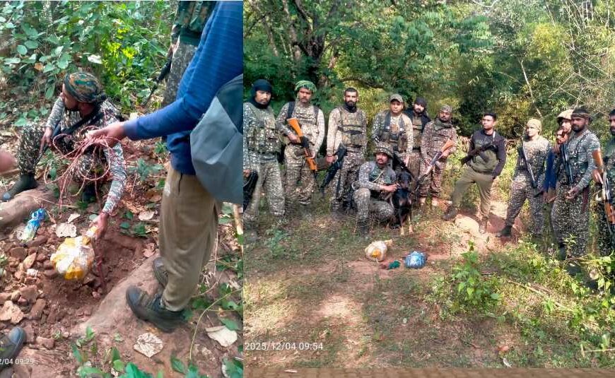 नक्सलियों की साजिश नाकाम, सुरक्षा बलों ने तीन IED बरामद कर किया नष्ट